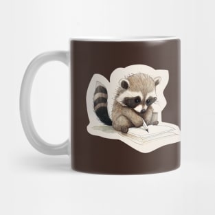 Raccoon artist Mug